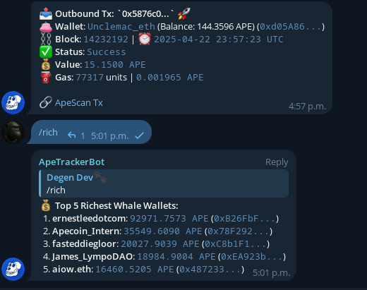 ApeChainTracker
